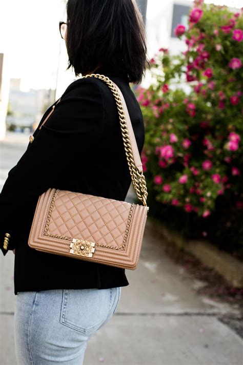 ways to wear chanel boy bag|chanel boys bag review.